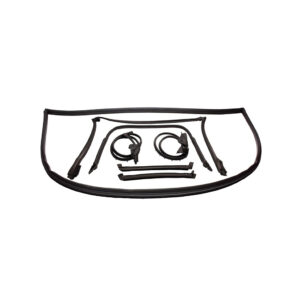 1984-1989 C4 Corvette Coupe Body 7 Piece Rubber Weatherstrip Kit USA Made. #E2319