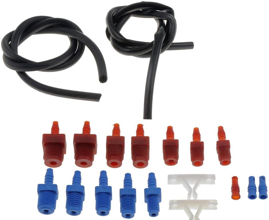 UNIVERSAL Master Cylinder Bench Bleeder Hoses, Clips, Fittings Kit #13911