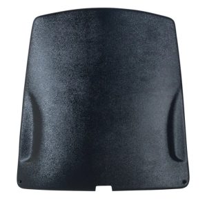 1970 -1978 C3 CORVETTE SEAT BACK. BLACK UNPAINTED abs PLASTIC - DYE-TO-MATCH - #20214