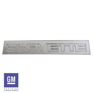 1984 - 1990 C4 CORVETTE REAR EMBLEM. REAR PANEL -  CHROME ACRYLIC #211611