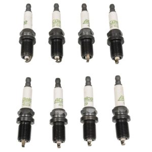 1986 - 87 Spark Plug Set - AC Delco With Aluminum Heads Set Of 8 #304757 #41-629