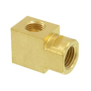 1963-1982 Chevrolet Corvette Brake Line brass Block Connector. Right Rear - #E8794