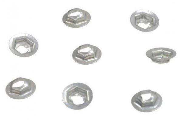 1970 – 1973 CORVETE SIDE MARKER LIGHT-  SPEED NUT SET - 8 PIECES #E20974