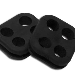 1965 -1974 Corvette Spark Plug Wire - Ignition Shield Grommets. Square #E3002
