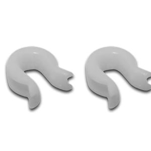 1963 -1982 CORVETTE PARK BRAKE CABLE - PAIR OF NYLON GUIDES. #E9761