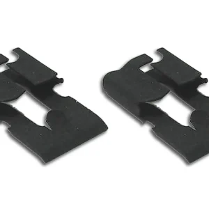 1956-1982 Door Pull or Lock Rod Flat Retainer Clips - Set of 2  - #K1226