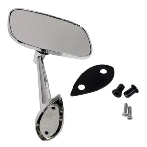 1968-1974 CORVETTE EXTERIOR / RH OUTSIDE MIRROR, RIGHT HAND SIDE WITH MOUNTING KIT #X2523