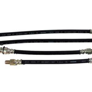 1963 -1982 CORVETTE FRONT & REAR BRAKE HOSES with 4 hose Clips & 4 Copper Washers #X2570