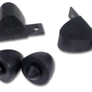 1963-1982 CORVETTE FRONT SUSPENSION UPPER & LOWER CONTROL ARM 4 PIECE BUMPER STOP SET #33364