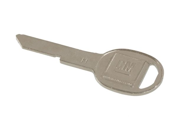 1969-1981 C3 CORVETTE KEY BLANK. OVAL H (69,73,77,81) #33936