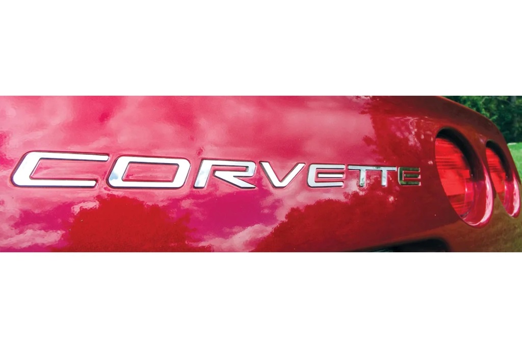 1997 - 2004 C5 Corvette Rear Letter Set – Polished Stainless Steel - #46354 - Image 2
