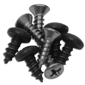 1973 -1982 C3 Corvette Weatherstrip Screw Set. Windscreen Pillar Post - 8 Piece - #K1004