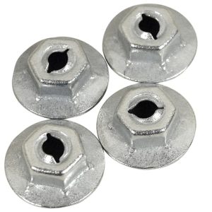 1973 -1982 Corvette L82 & L48 Hood Emblem Speednuts. 4 Piece Set - #K1483