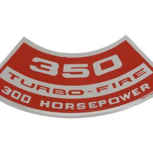 1969-70 EARLY C3 CORVETTE Air cleaner LID 300 horsepower decal  #13500