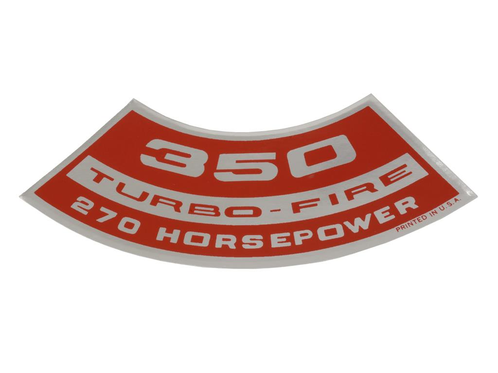 1971 C3 CORVETTE Air Cleaner LID 270 Horsepower Decal #13503