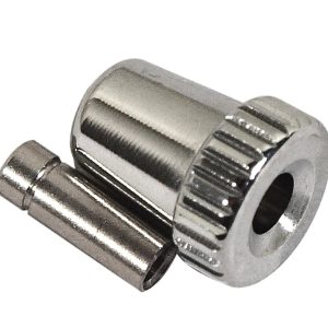 1968 -1982 C3  Corvette Clock Knob. Chrome – 1968 -76 Reproduction - #2062