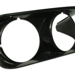 1968 -1982 C3 Corvette Headlight Bezel. Right Hand Side. MOLDED PLASTIC - #2173