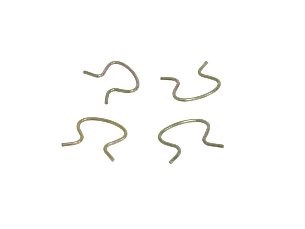 1956 - 1979 Corvette Window Crank / Door Lock Knob Retainer Clips Set - 4 Pieces #481334