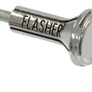 1967 - 1971 CORVETTE - CHROME TRAFFIC HAZARD  FLASHER KNOB - WITH TILT & TELE #E19725