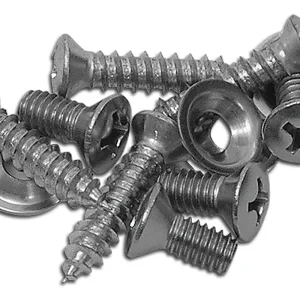 1968 - 1982 C3 CORVETTE HEADLIGHT BEZEL SCREWS. 12 PIECE SET - #K1048