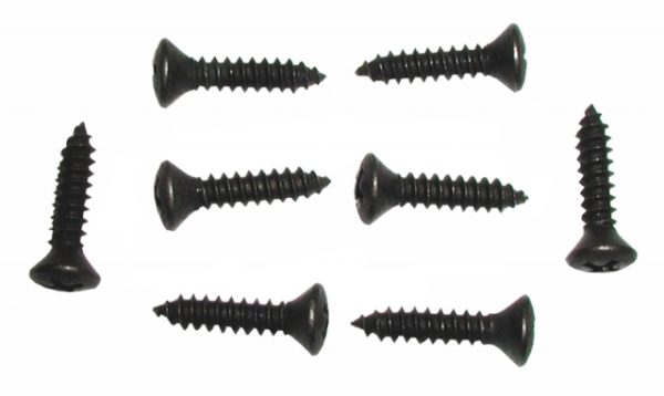 1968-1977 C3 CORVETTE DOOR SILL PLATE MOUNTING SCREWS SET - 8 PIECES. #E3089