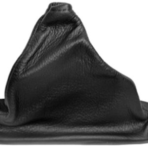 1984-1989 C4 CORVETTE CONSOLE AUTOMATIC SHIFTER BOOT - BLACK LEATHER. #E4041