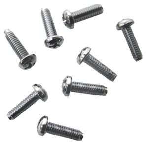 1963 -1967 C2 Corvette Park / Tail Light Lens Screws. 8 Piece Set E8424