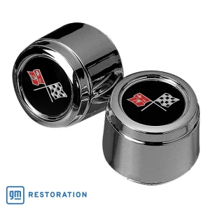 1978 CORVETTE YJ8 ALLOY / ALUMINUM WHEEL CENTER CAP WITH EMBLEM - PACE CAR. #24204