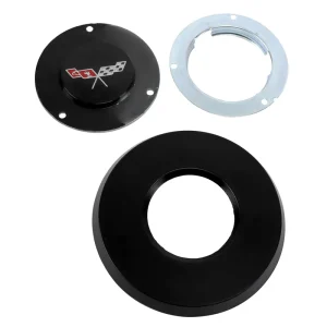 1977-1979 CORVETTE HORN BUTTON KIT WITH EMBLEM AND RETAINER Paint to Match #2495