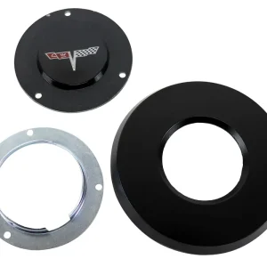 1980-1981 CORVETTE HORN BUTTON KIT WITH EMBLEM AND RETAINER Paint to Match #2497