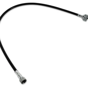 1965 -1968 Corvette Tachometer Cable. Black Case - #37239