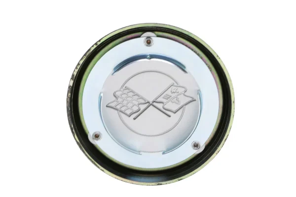1969-1975 CORVETTE HORN BUTTON, WITHOUT TILT & TELESCOPIC COLUMN - BLACK #41682 - Image 3