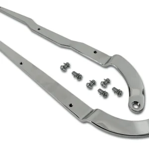 1968-1974 C3 CORVETTE SEAT BACK - SIDE CHROME HINGE with attaching screws #41989