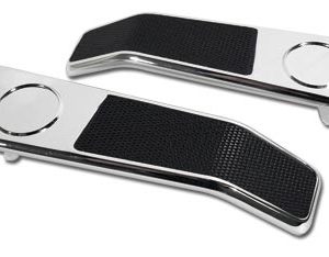 1968-1976 CORVETTE INSIDE DOOR RELEASE HANDLES WITH OUT EMBLEMS - PAIR. #E7954