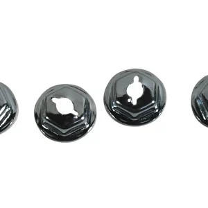 1969-1973 Corvette Emblem Speednuts - 4Pc - #K1526