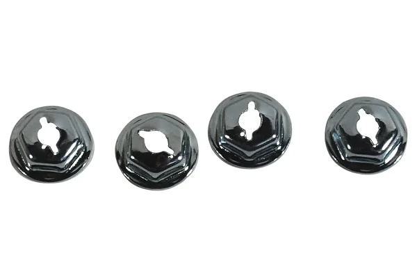 1969-1973 Corvette Emblem Speednuts - 4Pc - #K1526