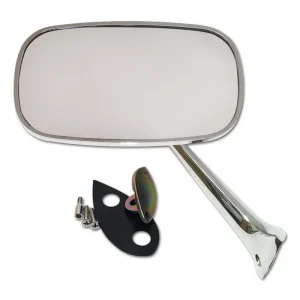 1975-1979 C 3 CORVETTE OUTSIDE MIRROR. LEFT HAND SIDE WITH MOUNTING KIT # X2524