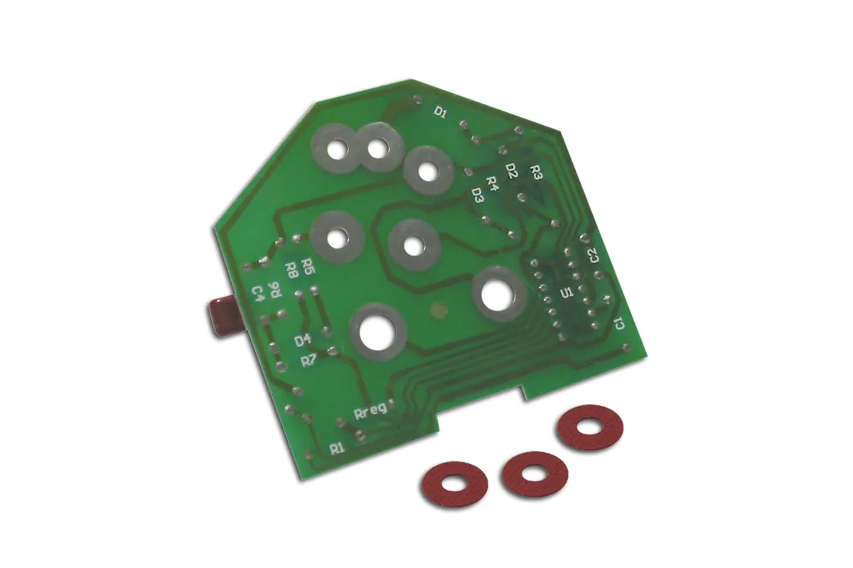 1980 -1982 CORVETTE ELECTRONIC TACHOMETER PRINTED CIRCUIT BOARD. #X2486