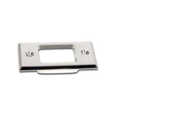 1970 -1978 C3 CORVETTE CHROME BACK OF SEAT RELEASE BUTTON BEZEL. #X2560