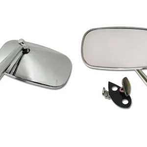 1975 - 1979 CORVETTE - PAIR OF OUTSIDE DOOR MIRRORS WITH MOUNTING KITS #X2592