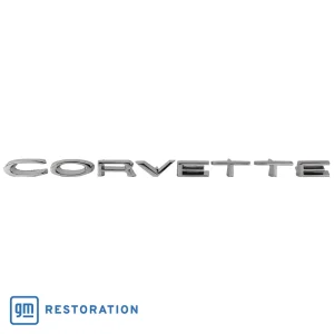 1968 - 1973 CORVETTE BADGE EMBLEM SET- REAR LETTERS - CORVETTE -8 PIECES # X2638