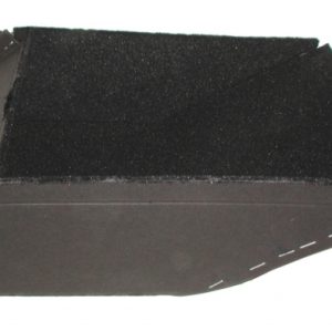 1978-1979 C3 CORVETTE GLOVE BOX / REAR CENTER STORAGE LINER ASSEMBLY - WITHOUT LAMP LENS. #E2902