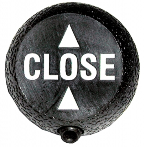 1971 -1976 C3 Corvette Air Vent Knobs - No Air Cond Cars, Grained Finish. #E4008