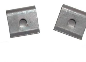1968 - 1972 Lower Outer Windshield Moulding Clips - On Fender - Set of 4 #EC237