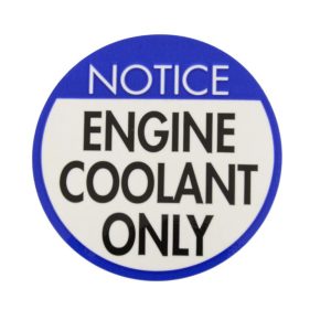 1978 - 1982 Cooling System Decal - Engine Coolant Bottle Cap Notice Decal #263908