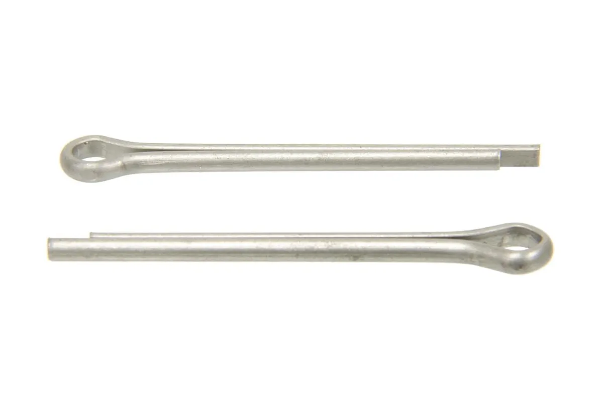 1953-1982 CORVETTE FRONT OR REAR SPINDLE NUTS with SPLIT PINS #33370 - Image 3