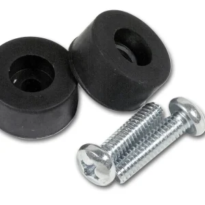 1969 C3 CORVETTE - PAIR of SEAT BOTTOM RUBBER BUMPERS with BOLTS. #36778