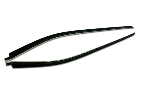 1969-1982 C3 Corvette Coupe Outer Door Belt Moldings – PAIR - Door Felts. #42578