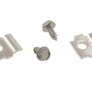 1963-1975 CONVERTIBLE REAR DECKLID RELEASE CABLE CLAMPS & SCREW #461005