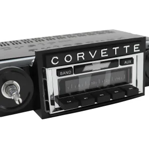 1968-1976 C3 CORVETTE USA-230 AM/FM RADIO - 200 WATT W/AUX INPUT - STEREO #52058